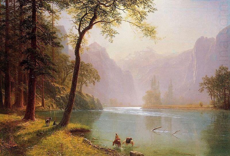The Kern River Valley, a montane canyon in the Sierra Nevada, California, Albert Bierstadt